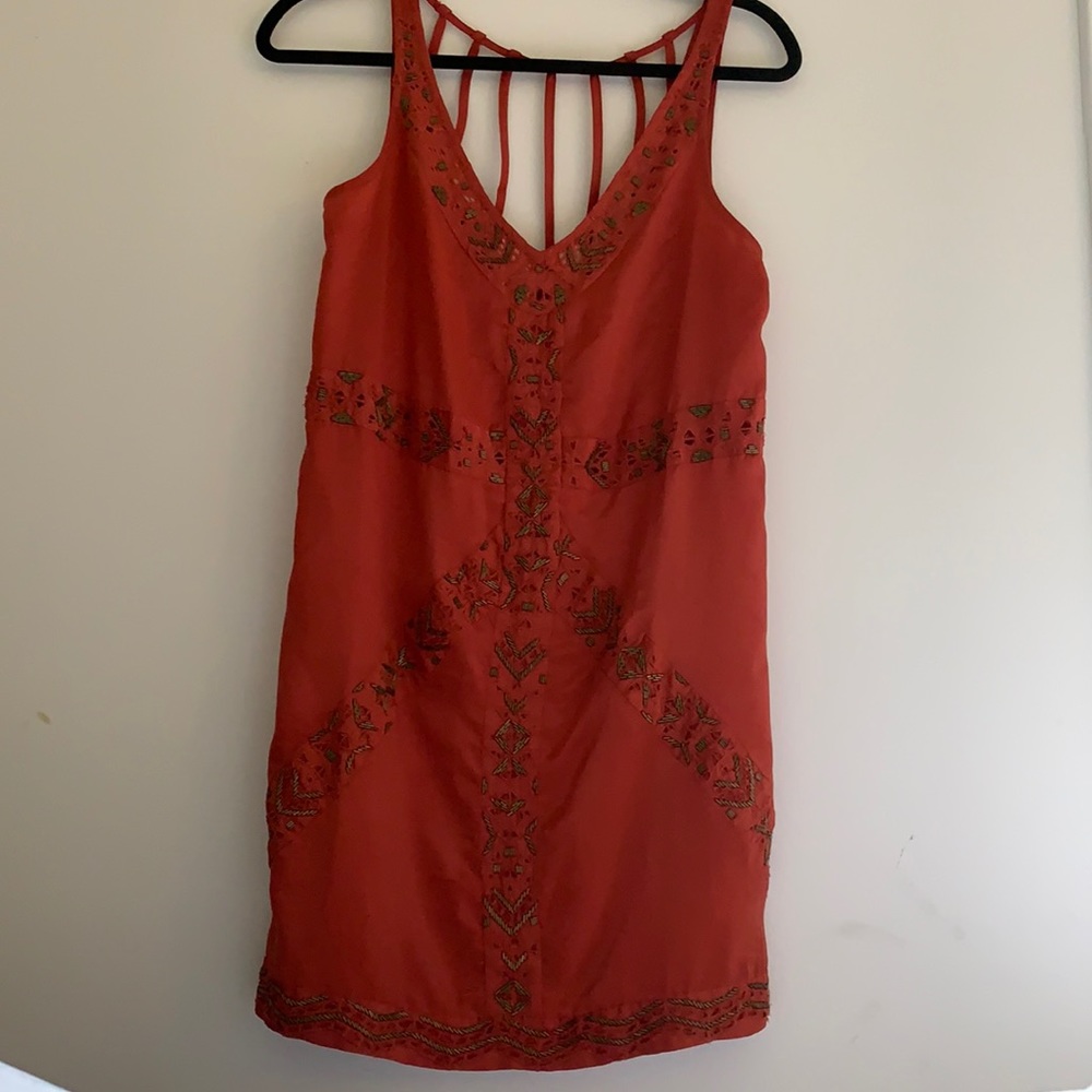 NWT Urban Outfitters Ecoté beaded mini dress